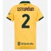 AC Milan Pervis Estupinan #2 Tredjedrakt Dame 2025-26 Korte ermer